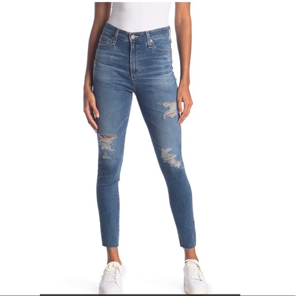 Ag Adriano Goldschmied Denim - Ag mila ankle super high rise skinny Jeans aize 24